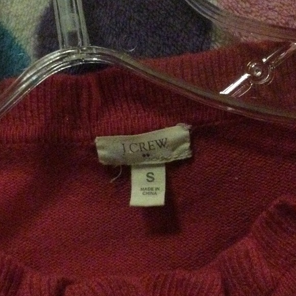 J Crew Raspberry crystal embellished button up - Picture 8 of 8